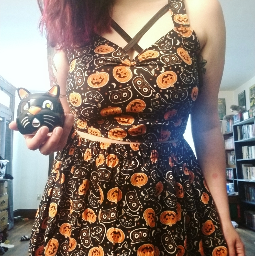 Halloween Skater Skirt and Top
